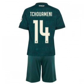 Jalkapallo Peliasut Real Madrid Tchouameni 14 Lasten Vieras Pelipaita 2026-27 Lyhythihainen
