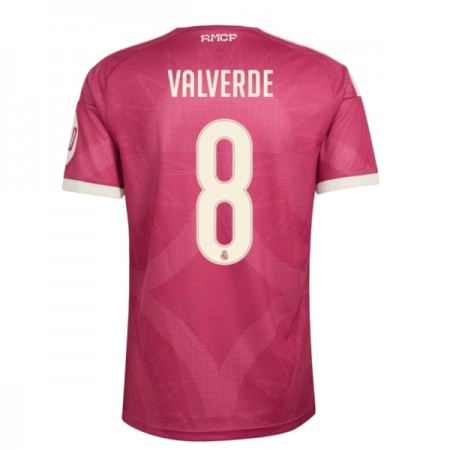 Jalkapallo Peliasut Real Madrid Valverde 8 Kolmas Pelipaita 2026-27 Lyhythihainen