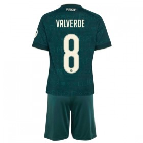 Jalkapallo Peliasut Real Madrid Valverde 8 Lasten Vieras Pelipaita 2026-27 Lyhythihainen