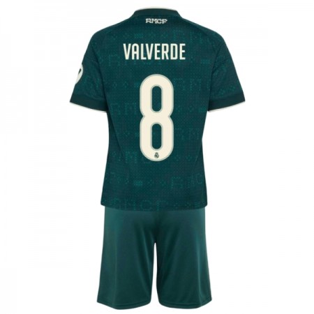 Jalkapallo Peliasut Real Madrid Valverde 8 Lasten Vieras Pelipaita 2026-27 Lyhythihainen