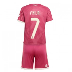 Jalkapallo Peliasut Real Madrid Vini JR. 7 Lasten Kolmas Pelipaita 2026-27 Lyhythihainen