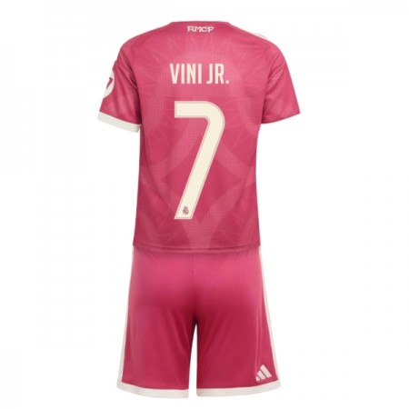 Jalkapallo Peliasut Real Madrid Vini JR. 7 Lasten Kolmas Pelipaita 2026-27 Lyhythihainen Jalkapallo Peliasut Real Madrid Vini JR. 7 Lasten Kolmas Pelipaita 2026-27 Lyhythihainen
