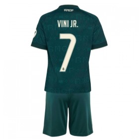 Jalkapallo Peliasut Real Madrid Vini JR. 7 Lasten Vieras Pelipaita 2026-27 Lyhythihainen