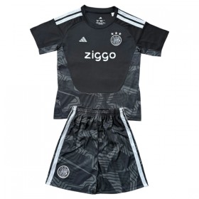 Jalkapallo Peliasut Ajax Amsterdam Maalivahti Lasten 2026-27 Musta Lyhythihainen