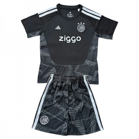 Jalkapallo Peliasut Ajax Amsterdam Maalivahti Lasten 2026-27 Musta Lyhythihainen