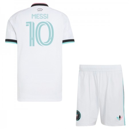 Jalkapallo Peliasut Inter Miami CF Messi 10 Lasten Kolmas Pelipaita 2026-27 Lyhythihainen
