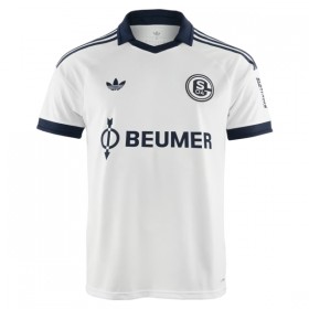 Jalkapallo Peliasut Schalke 04 Vieras Pelipaita 2026-27 Lyhythihainen
