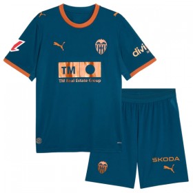 Jalkapallo Peliasut Valencia CF Lasten Vieras Pelipaita 2026-27 Lyhythihainen