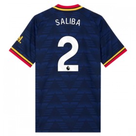 Jalkapallo Peliasut Arsenal Saliba 2 Vieras Pelipaita 2026-27 Lyhythihainen