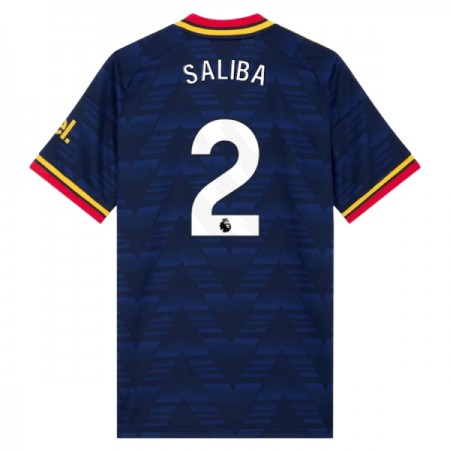 Jalkapallo Peliasut Arsenal Saliba 2 Vieras Pelipaita 2026-27 Lyhythihainen Jalkapallo Peliasut Arsenal Saliba 2 Vieras Pelipaita 2026-27 Lyhythihainen
