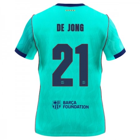 Jalkapallo Peliasut FC Barcelona Frenkie de Jong 21 Kolmas Pelipaita 2026-27 Lyhythihainen