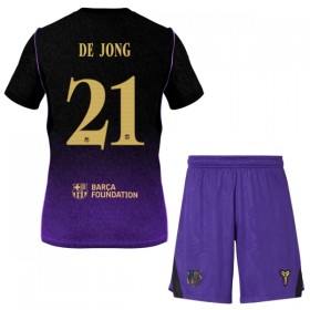 Jalkapallo Peliasut FC Barcelona Frenkie de Jong 21 Lasten Vieras Pelipaita 2026-27 Lyhythihainen