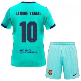 Jalkapallo Peliasut FC Barcelona Lamine Yamal 10 Lasten Kolmas Pelipaita 2026-27 Lyhythihainen