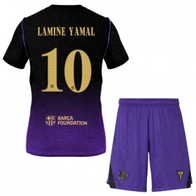 Jalkapallo Peliasut FC Barcelona Lamine Yamal 10 Lasten Vieras Pelipaita 2026-27 Lyhythihainen