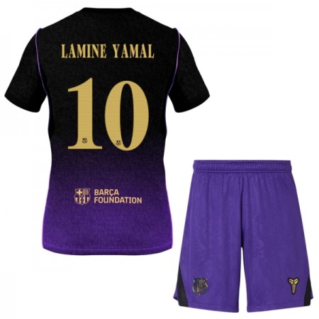 Jalkapallo Peliasut FC Barcelona Lamine Yamal 10 Lasten Vieras Pelipaita 2026-27 Lyhythihainen