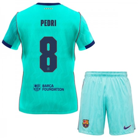 Jalkapallo Peliasut FC Barcelona Pedri 8 Lasten Kolmas Pelipaita 2026-27 Lyhythihainen