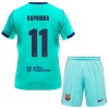 Jalkapallo Peliasut FC Barcelona Raphinha 11 Lasten Kolmas Pelipaita 2026-27 Lyhythihainen Jalkapallo Peliasut FC Barcelona Raphinha 11 Lasten Kolmas Pelipaita 2026-27 Lyhythihainen