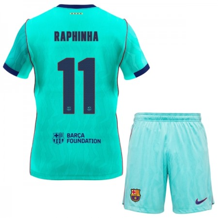 Jalkapallo Peliasut FC Barcelona Raphinha 11 Lasten Kolmas Pelipaita 2026-27 Lyhythihainen Jalkapallo Peliasut FC Barcelona Raphinha 11 Lasten Kolmas Pelipaita 2026-27 Lyhythihainen