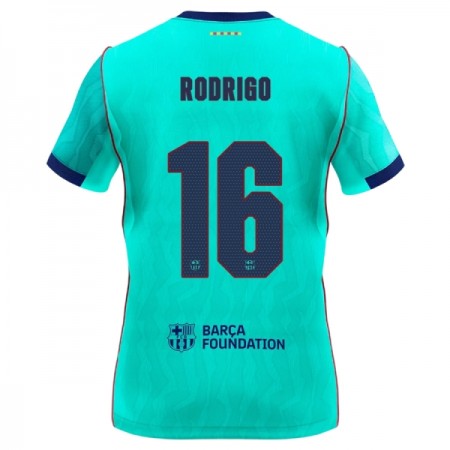Jalkapallo Peliasut FC Barcelona Rodrigo 16 Kolmas Pelipaita 2026-27 Lyhythihainen