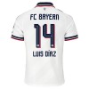 Jalkapallo Peliasut FC Bayern München Luis Diaz 14 Lasten Vieras Pelipaita 2026-27 Lyhythihainen