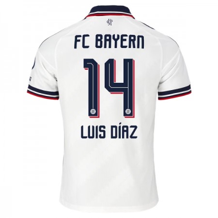 Jalkapallo Peliasut FC Bayern München Luis Diaz 14 Vieras Pelipaita 2026-27 Lyhythihainen