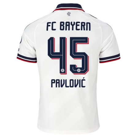 Jalkapallo Peliasut FC Bayern München Pavlovic 45 Vieras Pelipaita 2026-27 Lyhythihainen Jalkapallo Peliasut FC Bayern München Pavlovic 45 Vieras Pelipaita 2026-27 Lyhythihainen