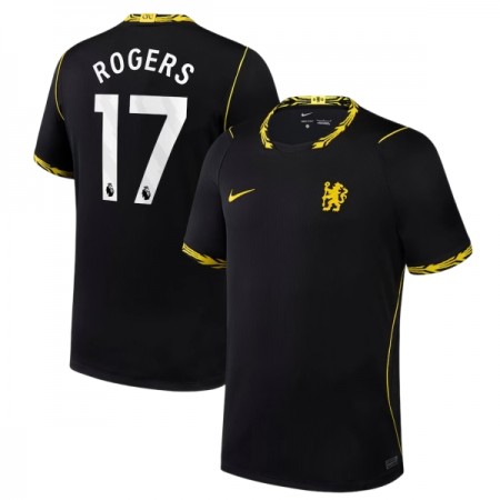 Jalkapallo Peliasut Chelsea Rogers 17 Vieras Pelipaita 2026-27 Lyhythihainen