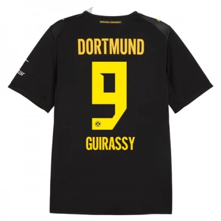 Jalkapallo Peliasut Borussia Dortmund Guirassy 9 Vieras Pelipaita 2026-27 Lyhythihainen