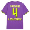 Jalkapallo Peliasut Borussia Dortmund N. Schlotterbeck 4 Kolmas Pelipaita 2026-27 Lyhythihainen Jalkapallo Peliasut Borussia Dortmund N. Schlotterbeck 4 Kolmas Pelipaita 2026-27 Lyhythihainen