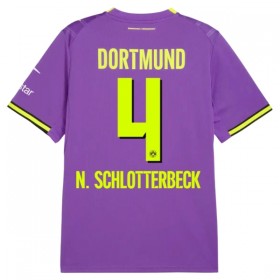Jalkapallo Peliasut Borussia Dortmund N. Schlotterbeck 4 Kolmas Pelipaita 2026-27 Lyhythihainen
