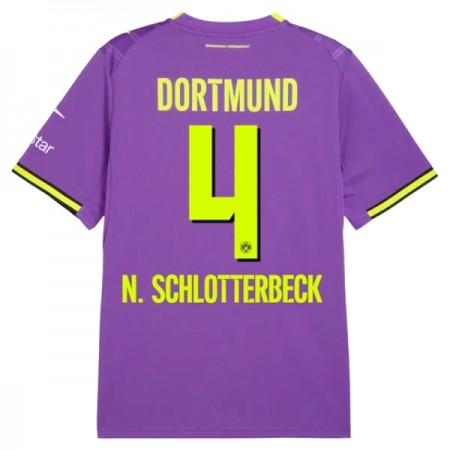 Jalkapallo Peliasut Borussia Dortmund N. Schlotterbeck 4 Kolmas Pelipaita 2026-27 Lyhythihainen Jalkapallo Peliasut Borussia Dortmund N. Schlotterbeck 4 Kolmas Pelipaita 2026-27 Lyhythihainen