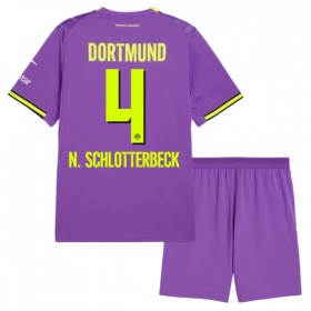 Jalkapallo Peliasut Borussia Dortmund N. Schlotterbeck 4 Lasten Kolmas Pelipaita 2026-27 Lyhythihainen