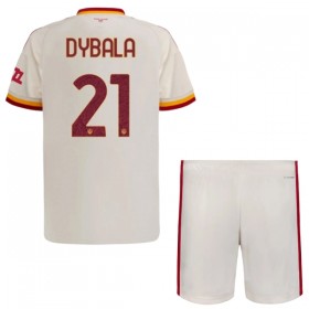Jalkapallo Peliasut AS Roma Dybala 21 Lasten Vieras Pelipaita 2026-27 Lyhythihainen