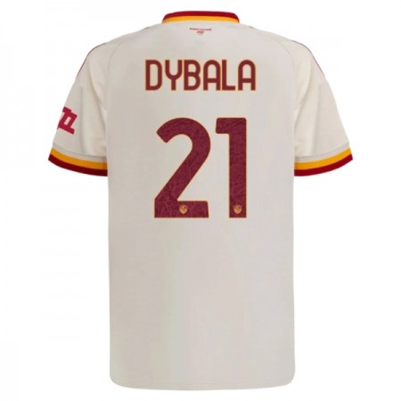 Jalkapallo Peliasut AS Roma Dybala 21 Vieras Pelipaita 2026-27 Lyhythihainen