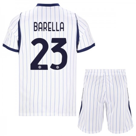 Jalkapallo Peliasut Inter Milan Barella 23 Lasten Vieras Pelipaita 2026-27 Lyhythihainen Jalkapallo Peliasut Inter Milan Barella 23 Lasten Vieras Pelipaita 2026-27 Lyhythihainen