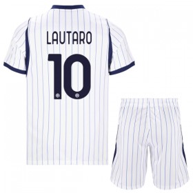 Jalkapallo Peliasut Inter Milan Lautaro 10 Lasten Vieras Pelipaita 2026-27 Lyhythihainen