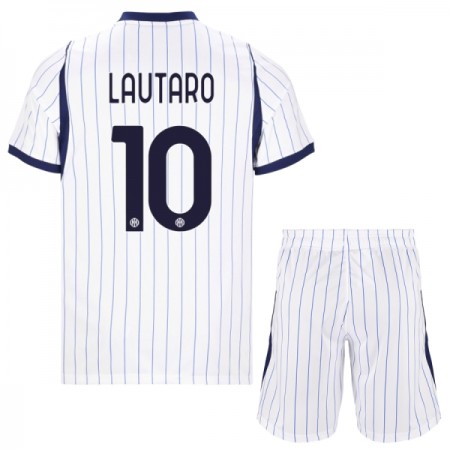 Jalkapallo Peliasut Inter Milan Lautaro 10 Lasten Vieras Pelipaita 2026-27 Lyhythihainen