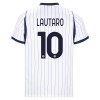 Jalkapallo Peliasut Inter Milan Lautaro 10 Vieras Pelipaita 2026-27 Lyhythihainen