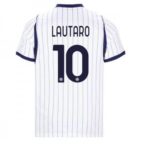 Jalkapallo Peliasut Inter Milan Lautaro 10 Vieras Pelipaita 2026-27 Lyhythihainen