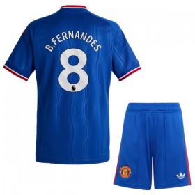Jalkapallo Peliasut Manchester United B. Fernandes 8 Lasten Vieras Pelipaita 2026-27 Lyhythihainen