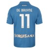 Jalkapallo Peliasut SSC Napoli De Bruyne 11 Koti Pelipaita 2026-27 Lyhythihainen
