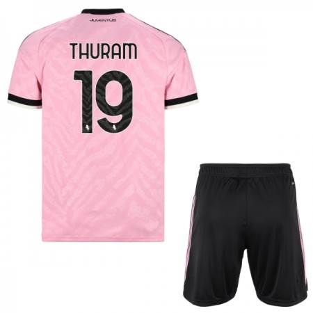 Jalkapallo Peliasut Juventus Thuram 19 Lasten Vieras Pelipaita 2026-27 Lyhythihainen