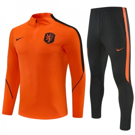 Alankomaat Training Huppari Quarter-Zip 2026-27 Oranssi