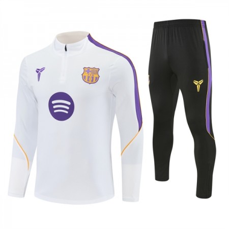 Barcelona Training Huppari Quarter-Zip 2026-27 Valkoinen