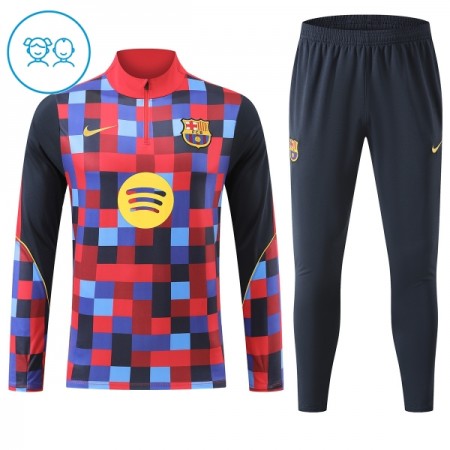 Lasten Barcelona Training Huppari Quarter-Zip 2026-27 Punainen