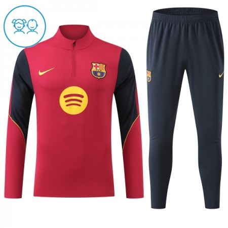 Lasten FC Barcelona Training Huppari Quarter-Zip 2026-27 Punainen