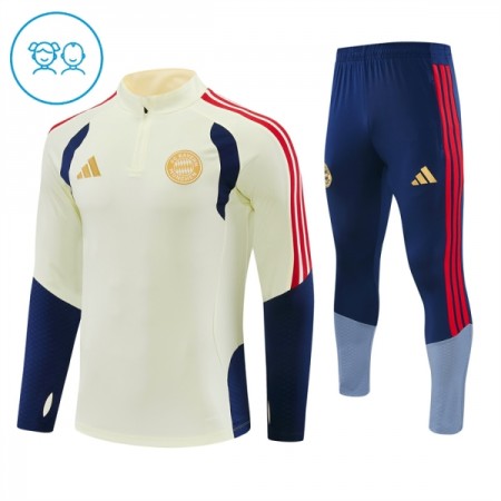 Lasten FC Bayern München Training Huppari Quarter-Zip 2026-27 Valkoinen