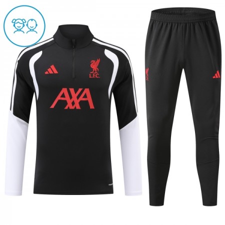 Lasten Liverpool Training Huppari Quarter-Zip 2026-27 Musta