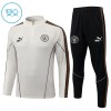 Lasten Manchester City Training Huppari Quarter-Zip 2026-27 Harmaa