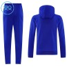 Lasten Manchester United Hoodie Training Huppari 2026-27 Sininen